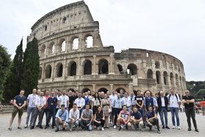 Vista del Colosseo il Contest BNT &amp; BPS di Roma, il team in tour al Colosseo